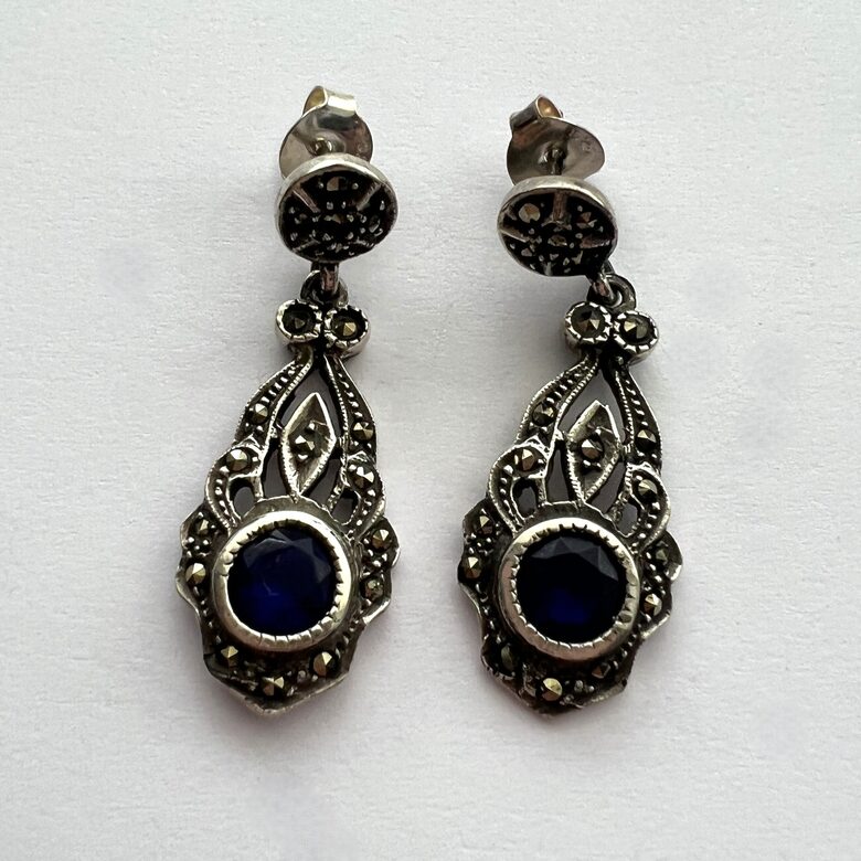 Marcasite Earrings Azulea